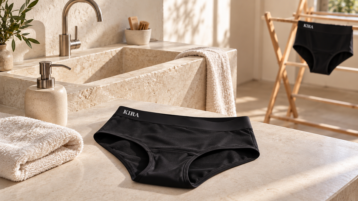 Comment laver une culotte menstruelle pour la garder plus longtemps ?