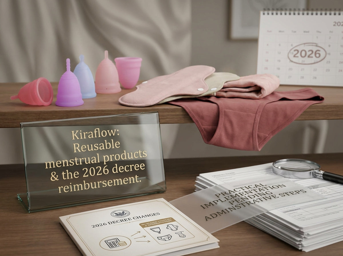 Protections menstruelles réutilisables : ce que change le remboursement prévu par le décret 2026